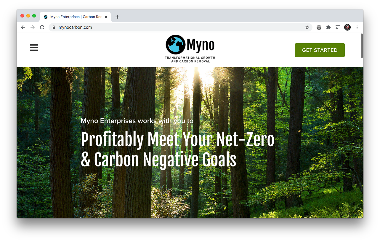 Myno Enterprises Website Portfolio
